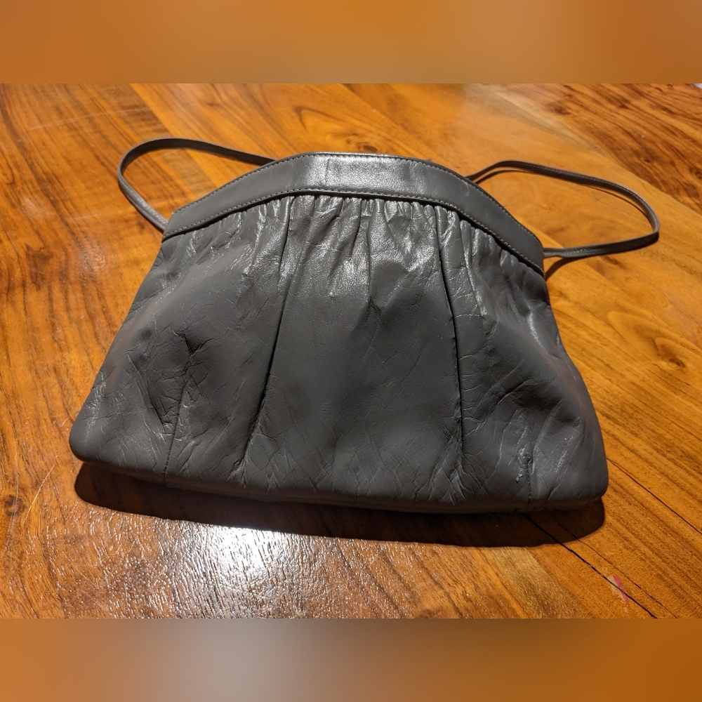 Mardane - Vintage Clutch Cocktail Bag - Blue / Gray - 10x6.5x1"